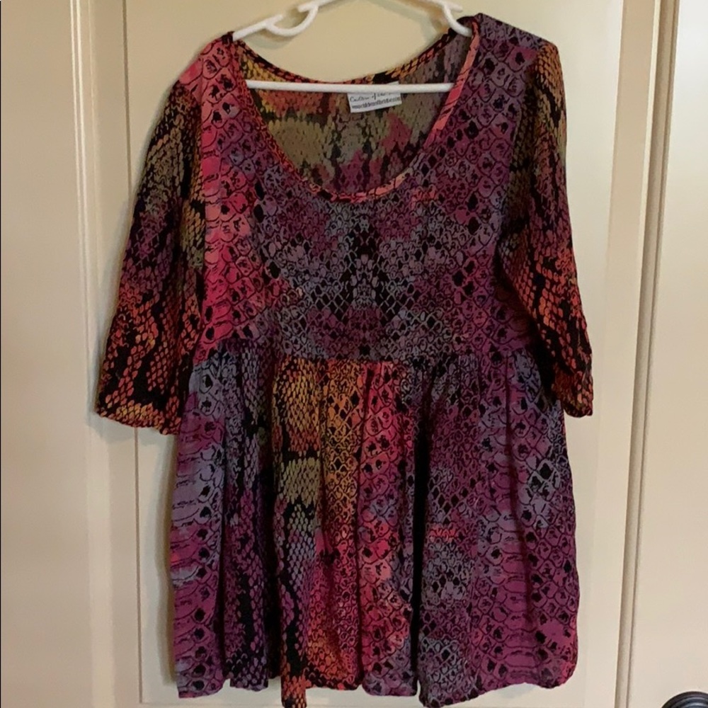 Children of the Tribe Peblum Blouse